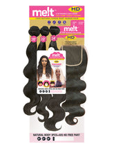 Melt Natural Body 3PCS + 4X5 Free Part Natural